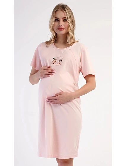 Dámská noční košile mateřská Forever with model 22405284 - Vienetta Dámská noční košile mateřská Forever with model 22405284 - Vienetta