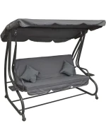 ZÁHRADNÁ A BALKÓNOVÁ HOJDAČKA KASIA 3 OSOBY SIVÁ ZÁHRADNÁ A BALKÓNOVÁ HOJDAČKA KASIA 3 OSOBY SIVÁ