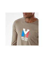 Pánske tričko MILLET M CHAMONIX TRI TS LS, hnedé