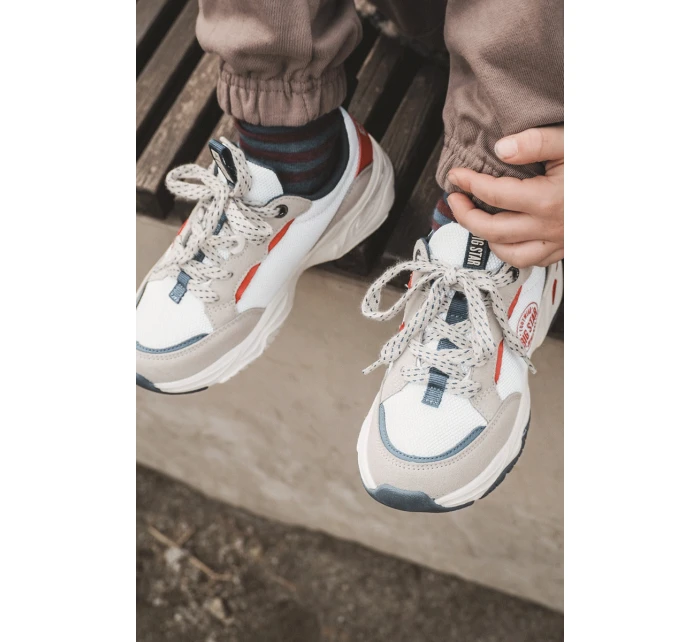 Dziecięce Buty Sportowe Memory Foam System Big Star JJ374269 Białe