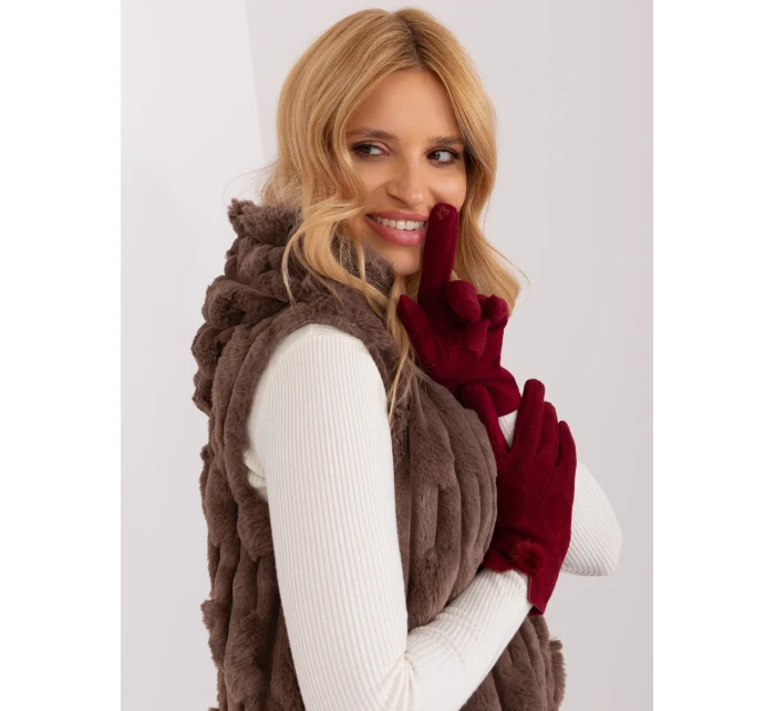 Rukavice AT RK 239506.98 bordová