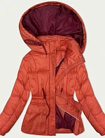 Dámska zimná prešívaná bunda (15200) koralová - Goodlooking