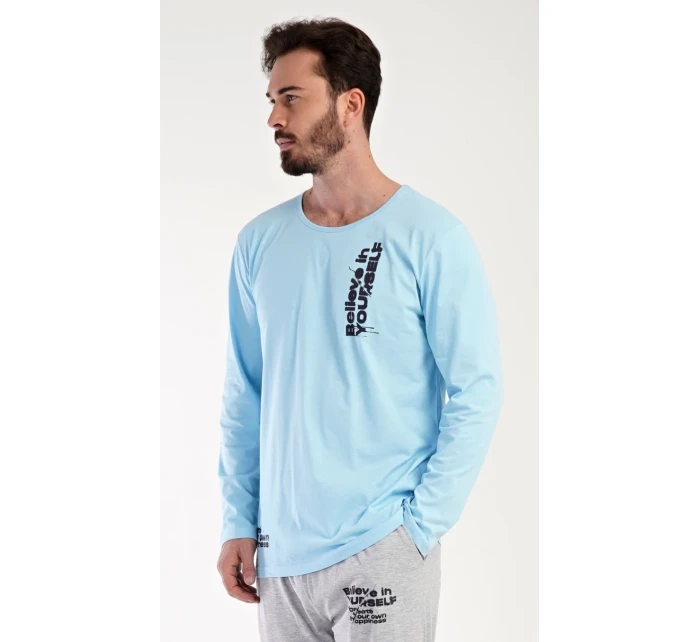 Pánské pyžamo dlouhé model 20208124 - Vienetta MAN