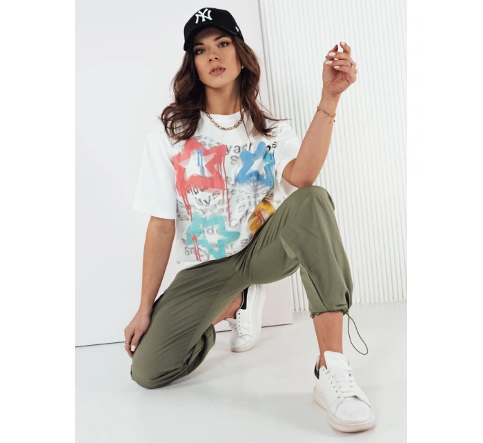 Dámské tričko bílé model 21973966 - Dstreet