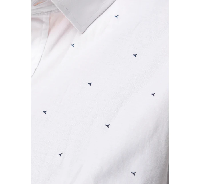 Koszula męska slim fit  biała model 22004895 - FashionStreet