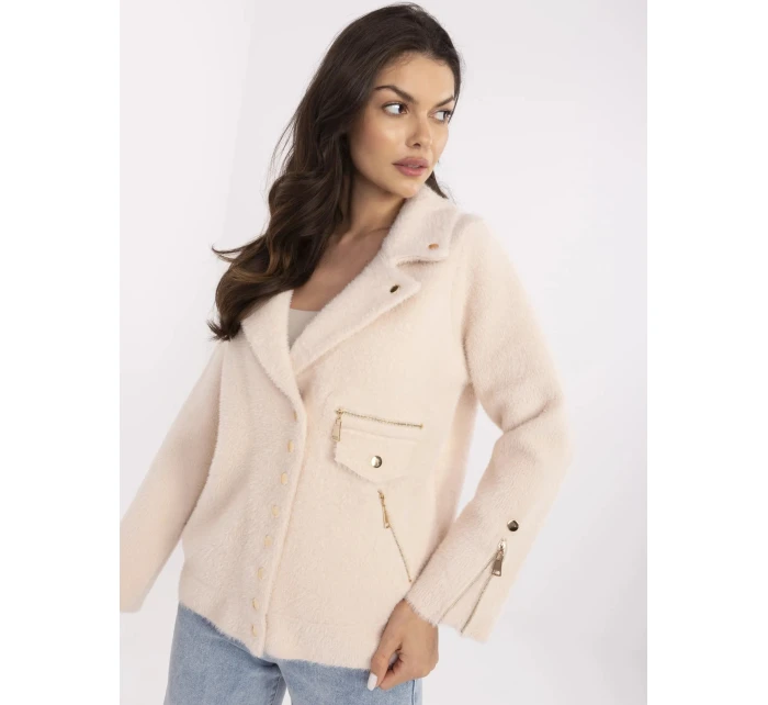 kurtka alpaka jasny beż model 21781315 - Factory Price kurtka alpaka jasny beż model 21781315 - Factory Price