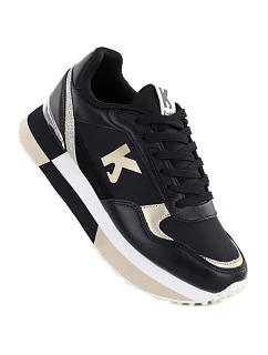 Dámské kožené sportovní polobotky černé model 22079025 - Kobbo