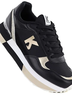 Dámské kožené sportovní polobotky černé model 22079025 - Hikvision