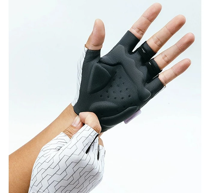 Rockbros MTB cyklistické rukavice velikost: S - bílo-černé