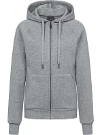 Promodoro 5505 Dámska mikina s kapucňou z hrubej bavlny 40.5505 heather grey