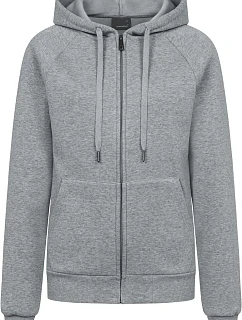 Dámská mikina s kapucí z těžké bavlny 40. heather grey model 22463488 - Promodoro