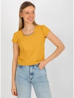 Blúzka LK BZ 505783 1.42P tmavo žltá