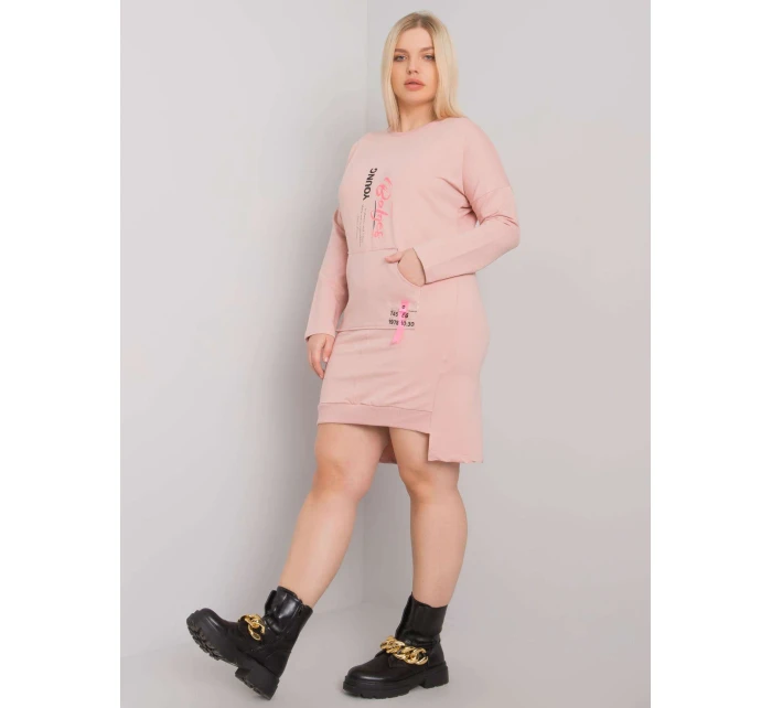 Šaty RV SK model 17416399 světle růžová - FPrice Šaty RV SK model 17416399 světle růžová - FPrice