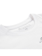 Detské tričko z organickej bavlny ALPINE PRO EKOSO biely variant pb