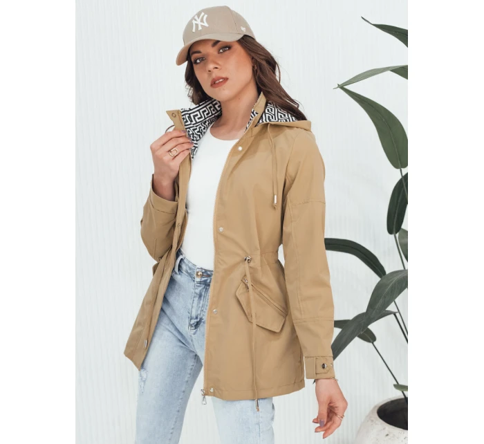 Dámská bunda tmavě béžová Dstreet model 21977375 - FashionStreet