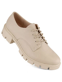 M.Daszynski W SAN33C béžové poltopánky