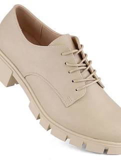 M.Daszynski W SAN33C béžové poltopánky