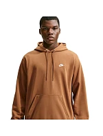 Pánská mikina Club FT PO Hoodie světle hnědá model 22311081 270 - NIKE Pánská mikina Club FT PO Hoodie světle hnědá model 22311081 270 - NIKE
