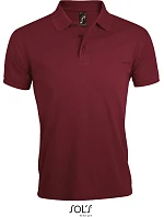 SOL'S Prime Men Pánske polo tričko z hrubej bavlny 25.0571, bordová SOL'S Prime Men Pánske polo tričko z hrubej bavlny 25.0571, bordová