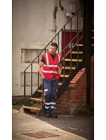 HVW 120 HiVis síťovaná bezpečnostní vesta model 22502231 grey - Yoko