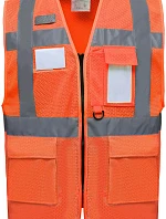 Yoko HVW 820 Hi-Vis bezpečnostná vesta so sieťovinou 79.W820 hi vis oranžová