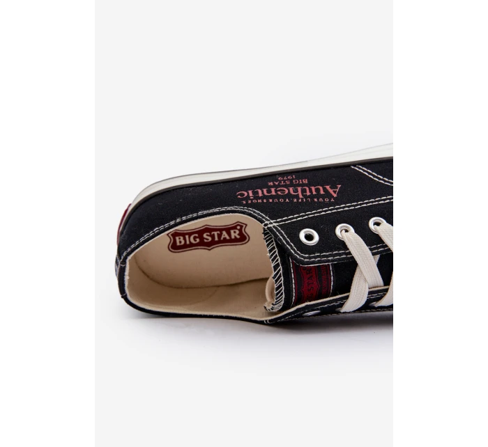 Pánské tenisky Big Star model 21653654 Černé - Big Star Shoes Pánské tenisky Big Star model 21653654 Černé - Big Star Shoes
