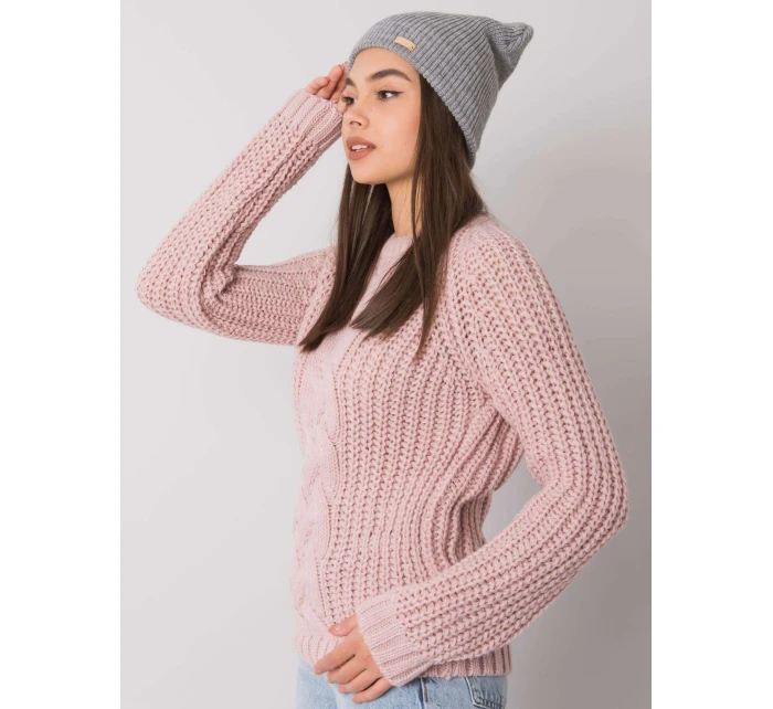 Dámská čepice model 16161928 šedá - FPrice