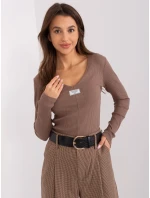 Bluzka RV BZ model 18969995 brązowy - FPrice