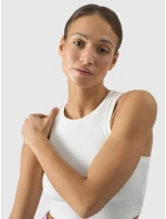 Dámsky top slim 4F - krémový