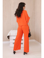 Súprava blúzok s nohavicami oranžová