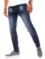 Pánske tmavomodré džínsové nohavice FashionStreet UX3826 Pánske tmavomodré džínsové nohavice FashionStreet UX3826