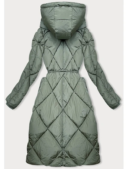 Zimní bunda v khaki barvě s límcem model 21246097 - LHD