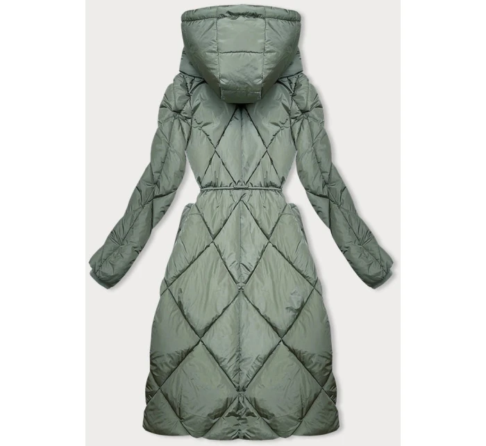 Zimní bunda v khaki barvě s límcem model 21246097 - LHD Zimní bunda v khaki barvě s límcem model 21246097 - LHD