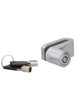 ZÁMOK BRZDOVÉHO KOTÚČA S LANKOM PRIPOMÍNAJÚCIM STRIEBORNÚ FARBU DUNLOP