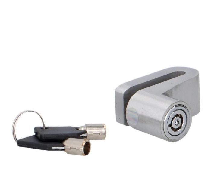 ZÁMOK BRZDOVÉHO KOTÚČA S LANKOM PRIPOMÍNAJÚCIM STRIEBORNÚ FARBU DUNLOP