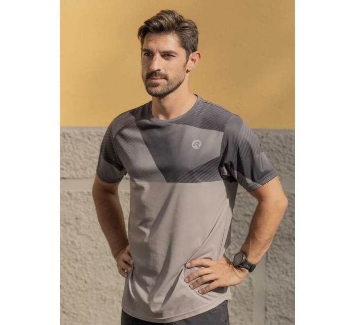 Rogelli bežecké tričko RUSH beige 2XL