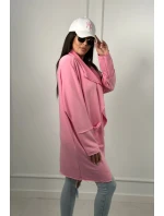 Kapska s vreckami svetlo ružová Kapska s vreckami svetlo ružová