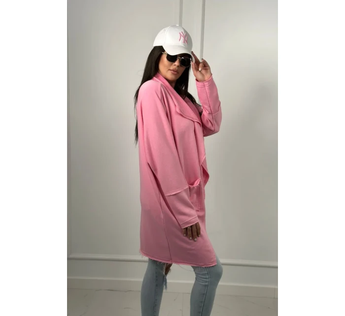 Kapska s vreckami svetlo ružová Kapska s vreckami svetlo ružová