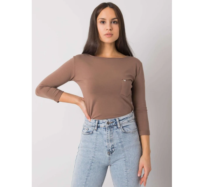 Blúzka RV BZ 7316.06X hnedá