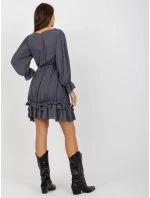 Šaty TW SK BI grafit model 21264342 - FPrice Šaty TW SK BI grafit model 21264342 - FPrice