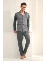 Pánské rozepínací pyžamo model 21180200 - Luna Pánské rozepínací pyžamo model 21180200 - Luna