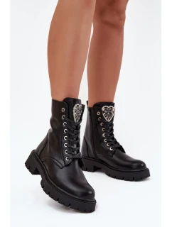 Šnurovanie vyšší model 216649 Krok v štýle