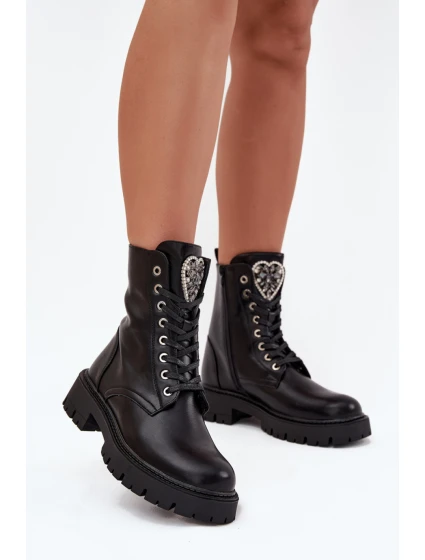 Šnurovanie vyšší model 216649 Krok v štýle