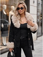 Kurtka damska z odpinanym czarna model 22346202 - FashionStreet