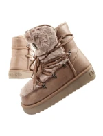 snow boots winter fashion  brown high dámské model 21395346 - D.Franklin