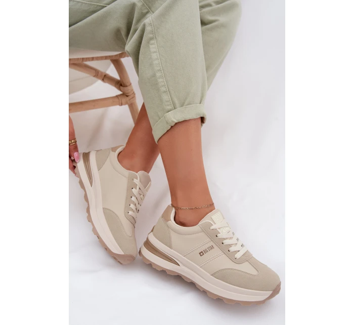 Dámské sportovní tenisky Big Star model 22009864 HIPOLY SYSTEM Béžové - Big Star Shoes