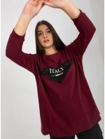 Blúzka VI BZ 2911.82P tmavo fialová