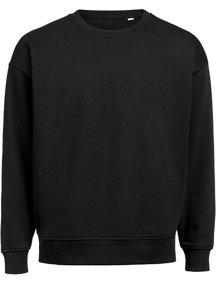 Untagged Movement OCS RCS Voľná mikina s okrúhlym výstrihom Ťažká unisex mikina „Loose Fit“ 66.3020 čierna Untagged Movement OCS RCS Voľná mikina s okrúhlym výstrihom Ťažká unisex mikina „Loose Fit“ 66.3020 čierna