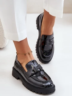 Mokasyny Damskie Lakierowane Vinceza 62187 Czarne