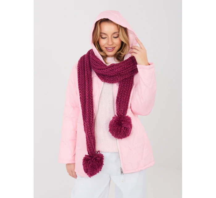 Szalik AT SZ S model 21954323 bordowy - FPrice